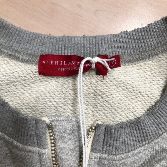 N:philanthropy soft terry Grey jacket - Picture 4 of 8